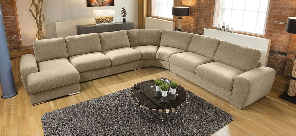 Luxury Massive Ultra Modern L Shape Sofa Corner Group Grande 23RH New