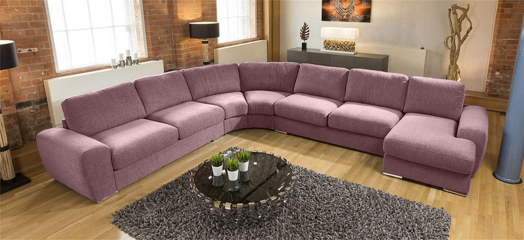 Luxury Massive Ultra Modern L Shape Sofa Corner Group Grande 23RH New