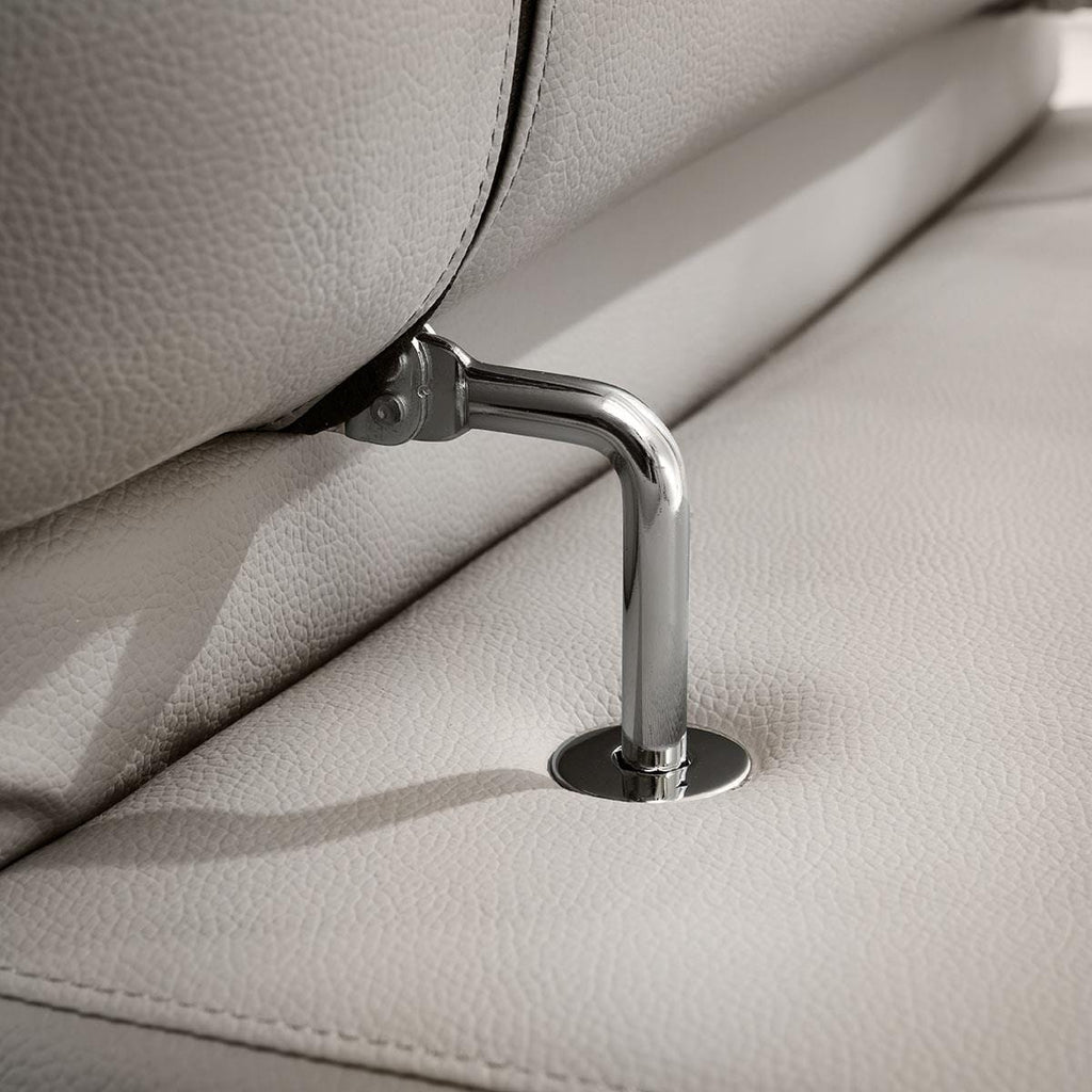 Reggie Recliner 2 Seater Leather Sofa Stone