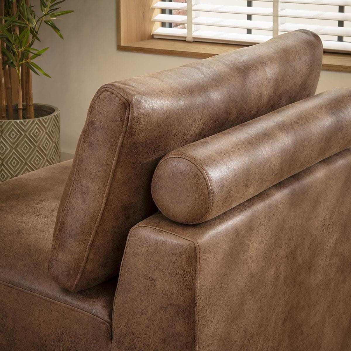 Martha Corner Section Antique Brown 92x92cm