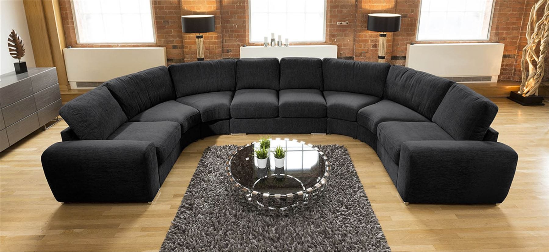 Massive Modern Cinema U Shape Sofa Corner Group Any Colour Grande 25