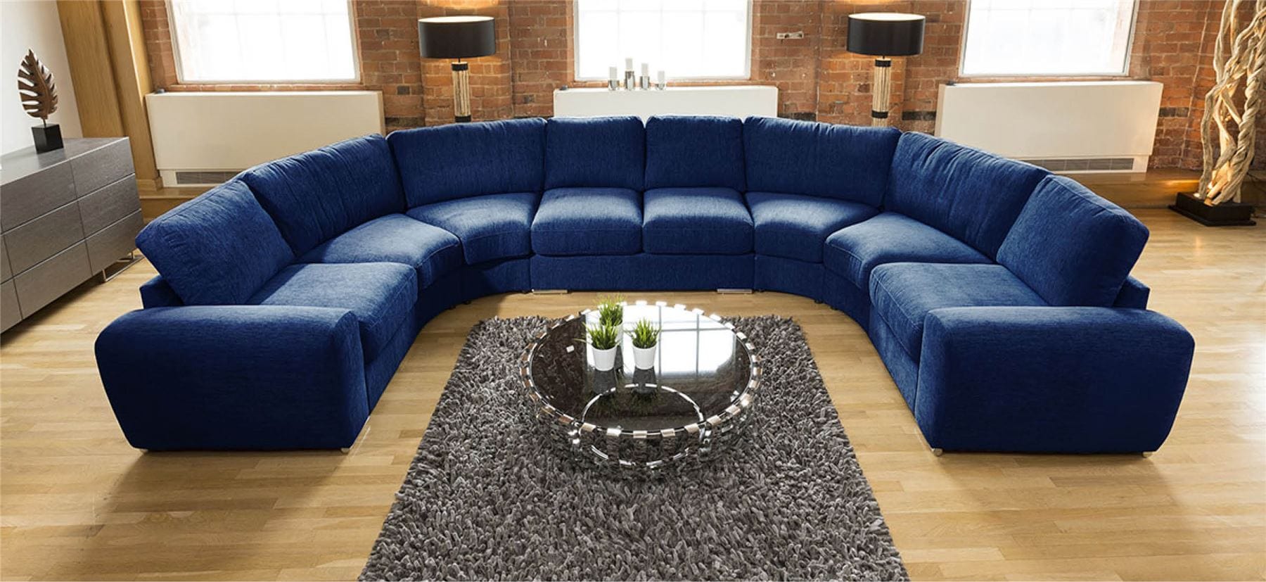 Massive Modern Cinema U Shape Sofa Corner Group Any Colour Grande 25