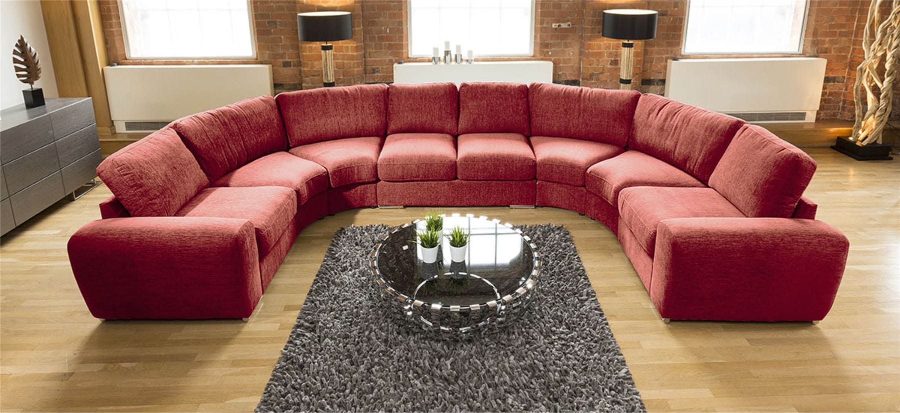 Massive Modern Cinema U Shape Sofa Corner Group Any Colour Grande 25
