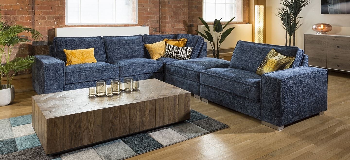 Massive Modern L Shape 6 Seater Settee Many Colours & Fabrics Lexci 7R