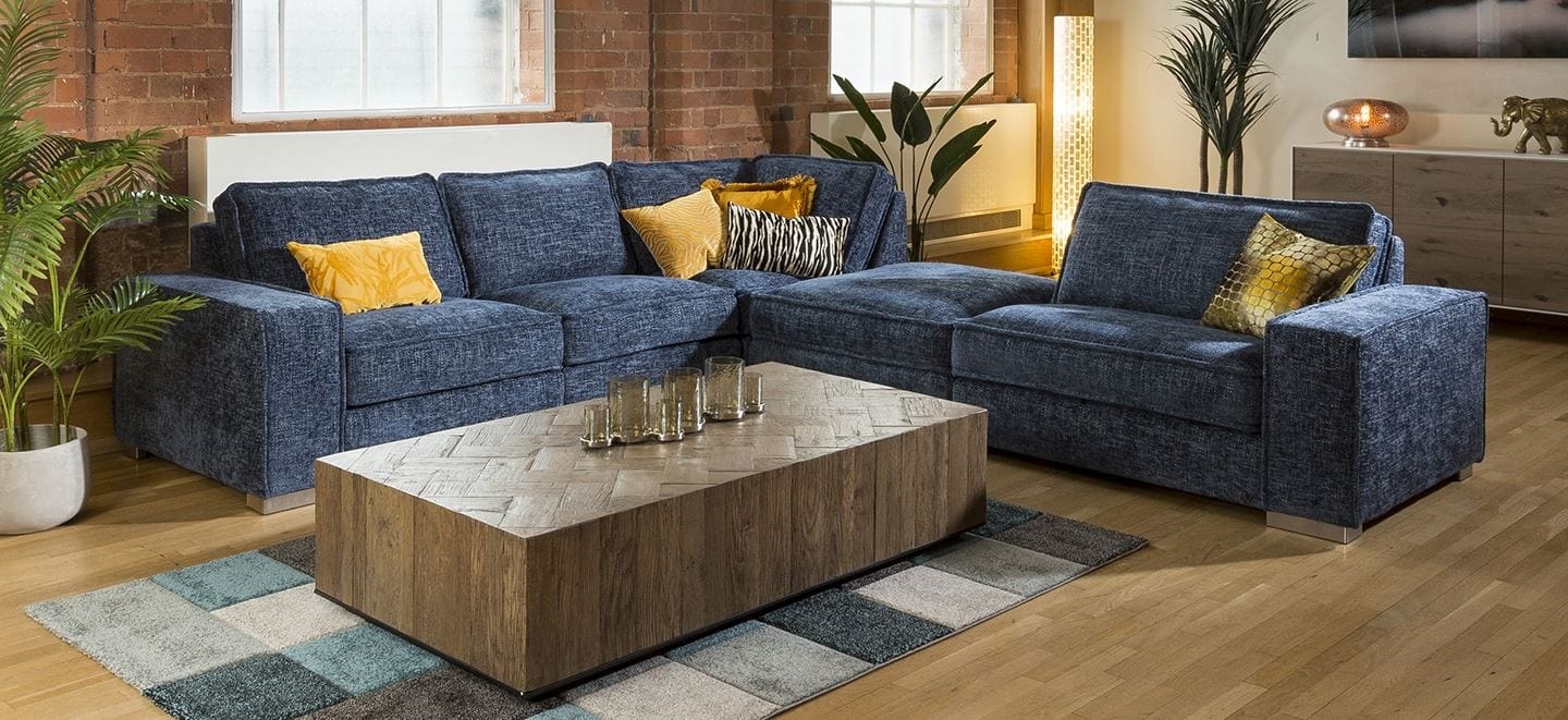 Massive Modern L Shape 6 Seater Settee Many Colours & Fabrics Lexci 7R