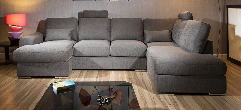 Massive Modern L Shape Quality Sofa chaise Corner Group Grande 3RH