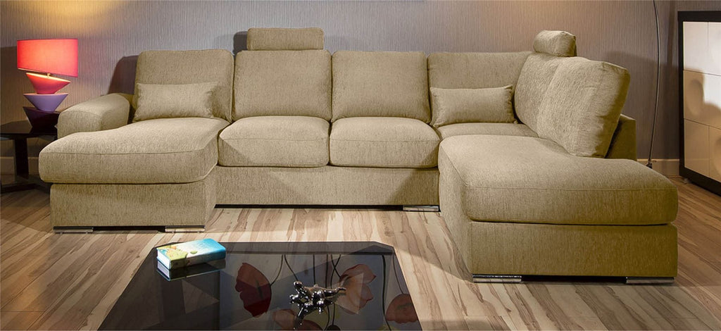 Massive Modern L Shape Quality Sofa chaise Corner Group Grande 3RH