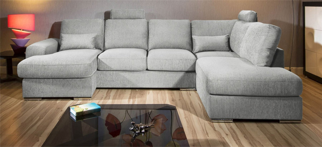 Massive Modern L Shape Quality Sofa chaise Corner Group Grande 3RH