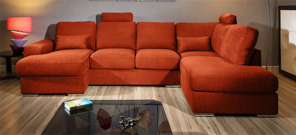 Massive Modern L Shape Quality Sofa chaise Corner Group Grande 3RH