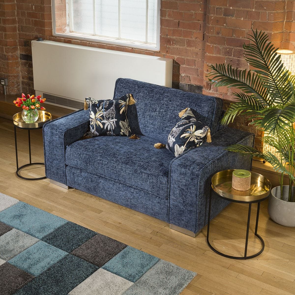 Massive Modern Soft Oversized Armchair Many Colours & Fabrics Lexci