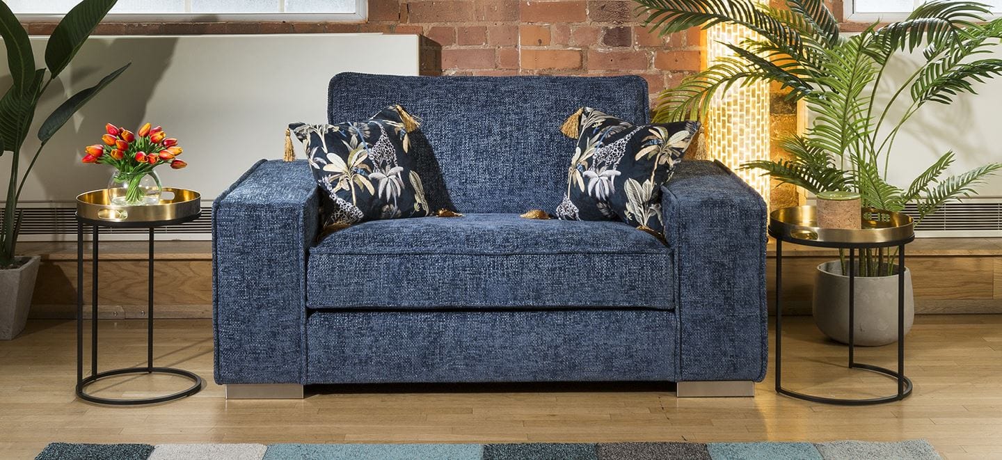 Massive Modern Soft Oversized Armchair Many Colours & Fabrics Lexci