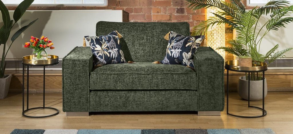 Massive Modern Soft Oversized Armchair Many Colours & Fabrics Lexci