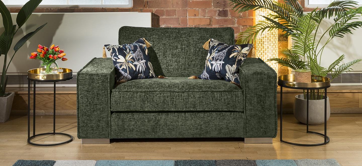 Massive Modern Soft Oversized Armchair Many Colours & Fabrics Lexci