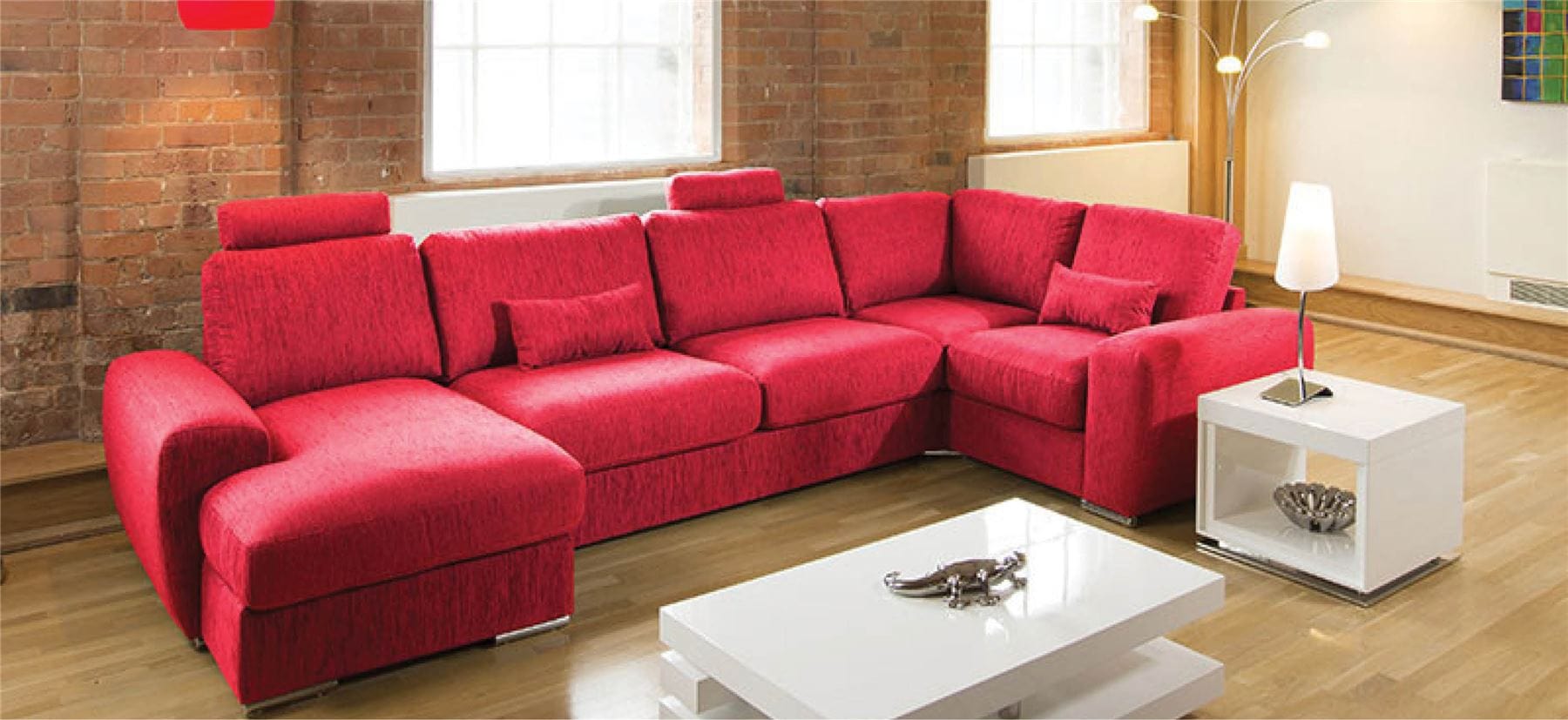 Massive Ultra Modern High Quality Sofa Corner Group Grande 13LH