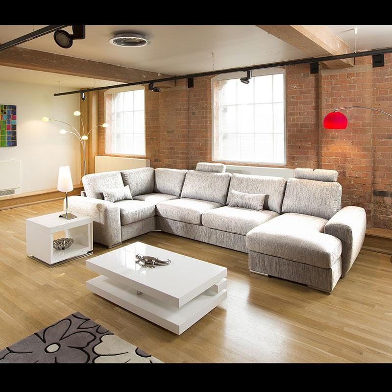 Massive Ultra Modern High Quality Sofa / Settee Corner Group Grande 13R