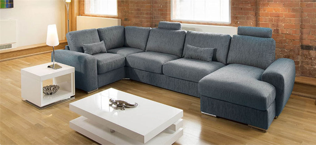Massive Ultra Modern High Quality Sofa / Settee Corner Group Grande 13R