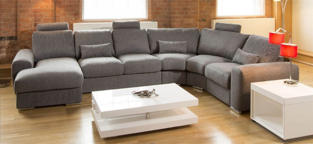 Massive Ultra Modern High Quality Sofa Settee Corner Group Grande 24LH