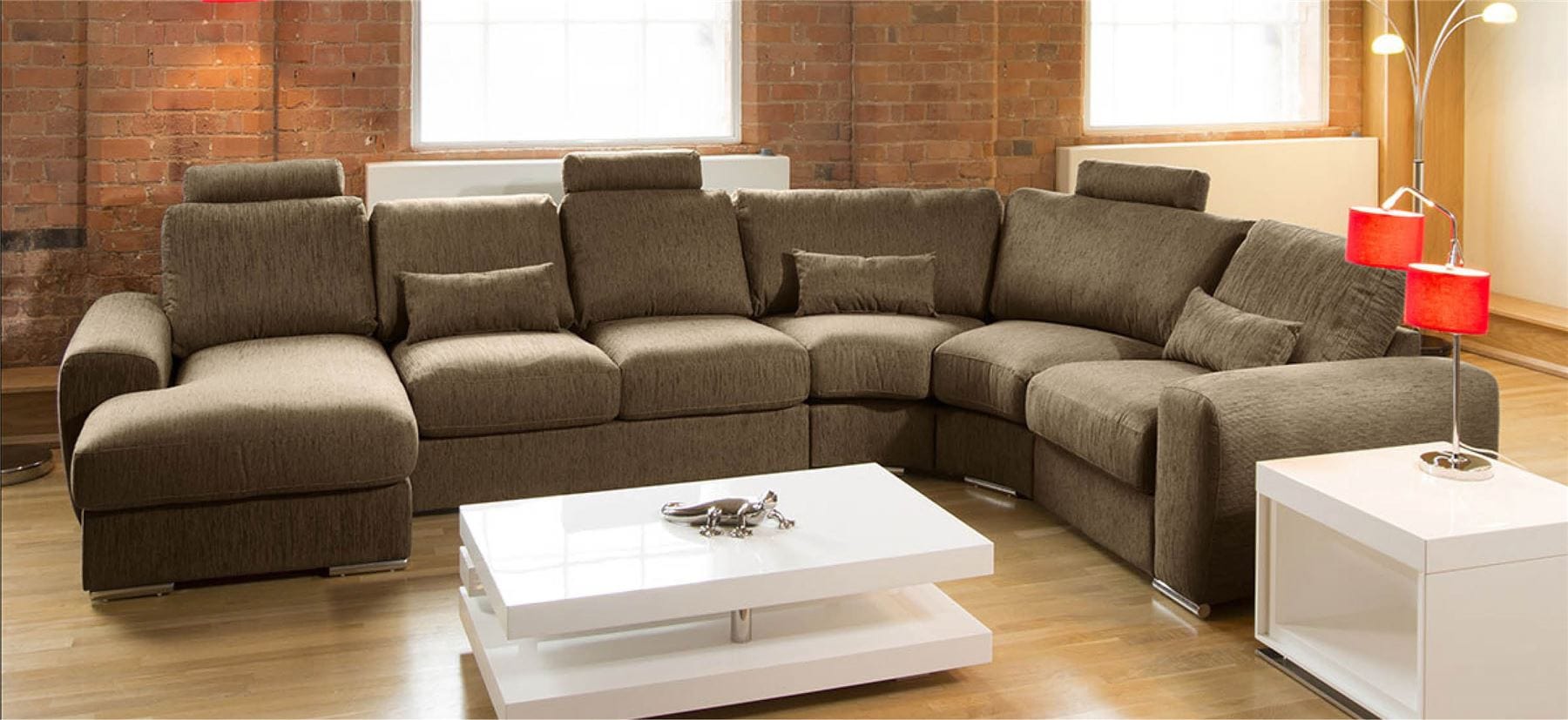 Massive Ultra Modern High Quality Sofa Settee Corner Group Grande 24LH