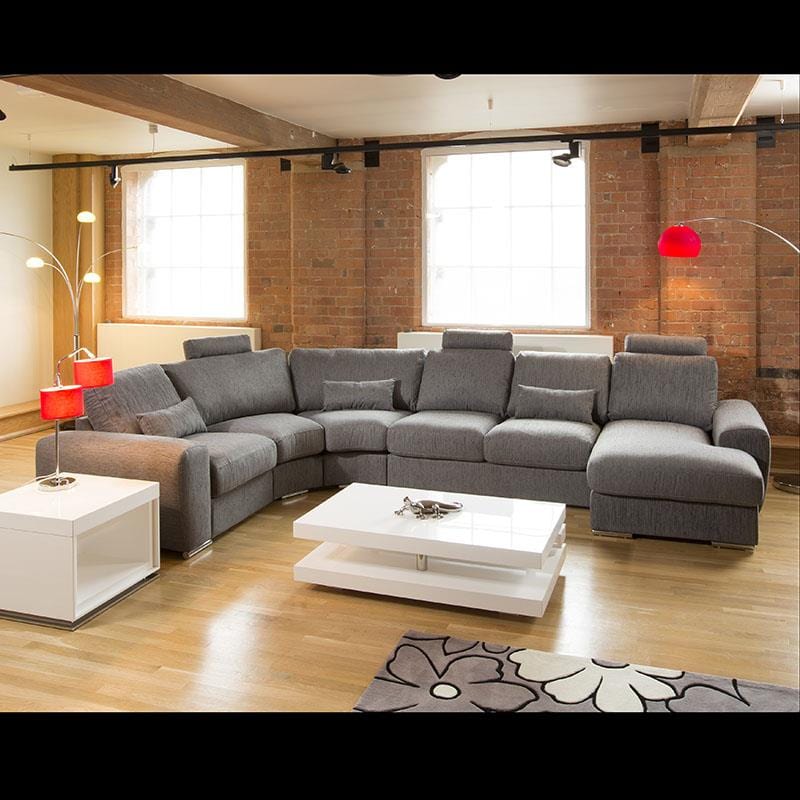Massive Ultra Modern High Quality Sofa Settee Corner Group Grande 24RH