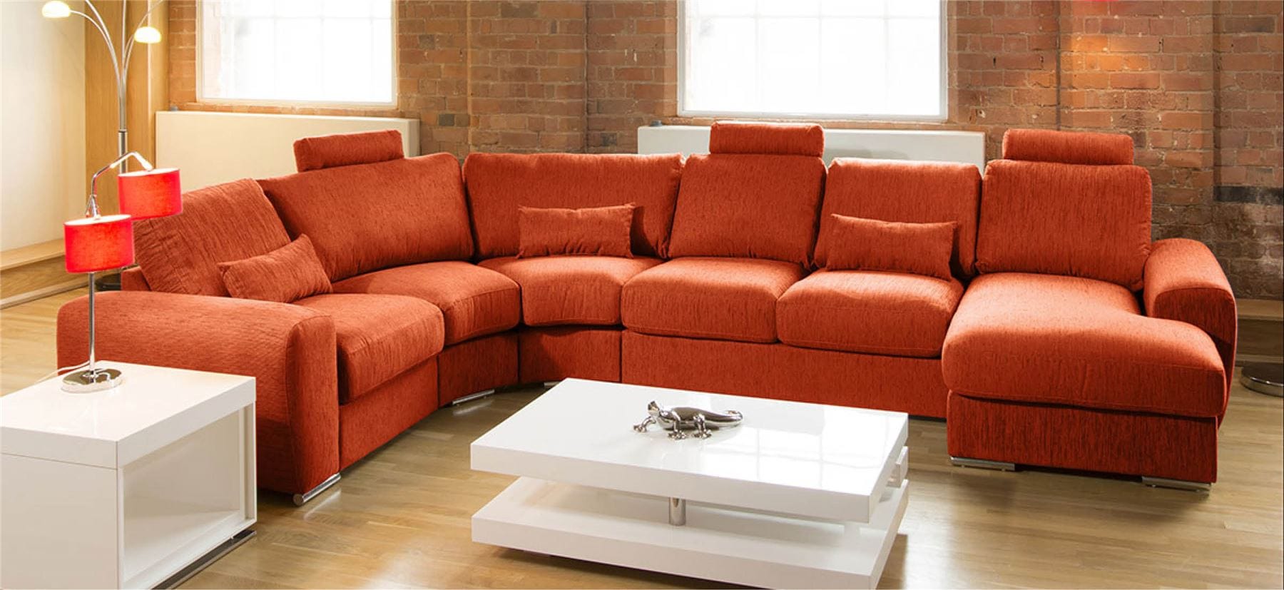 Massive Ultra Modern High Quality Sofa Settee Corner Group Grande 24RH