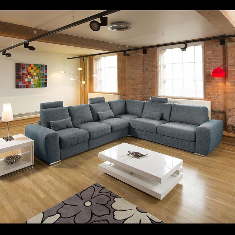 Massive Ultra Modern Premium L Shape Sofa Corner Group Grande 19LH