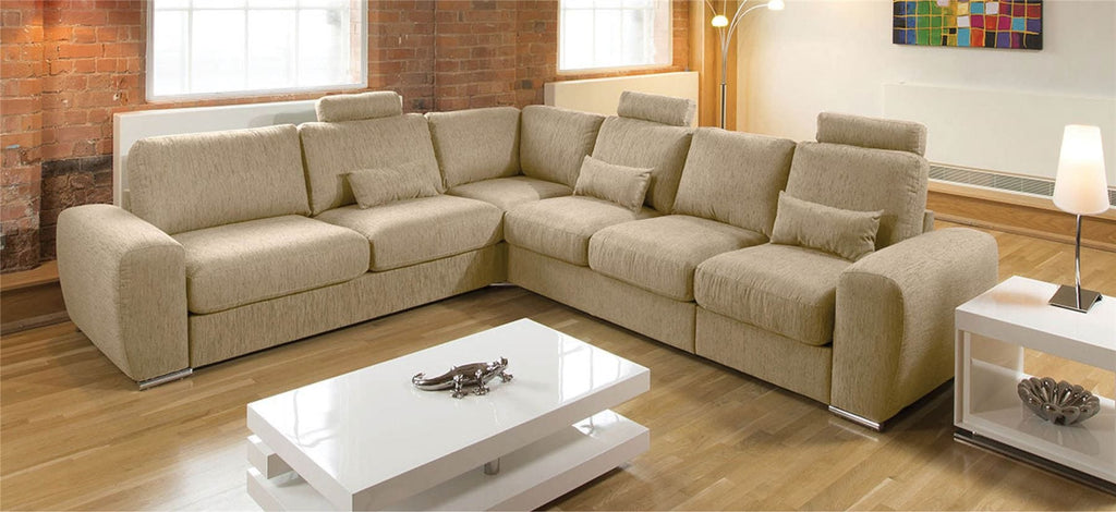 Massive Ultra Modern Premium L Shape Sofa Corner Group Grande 19RH