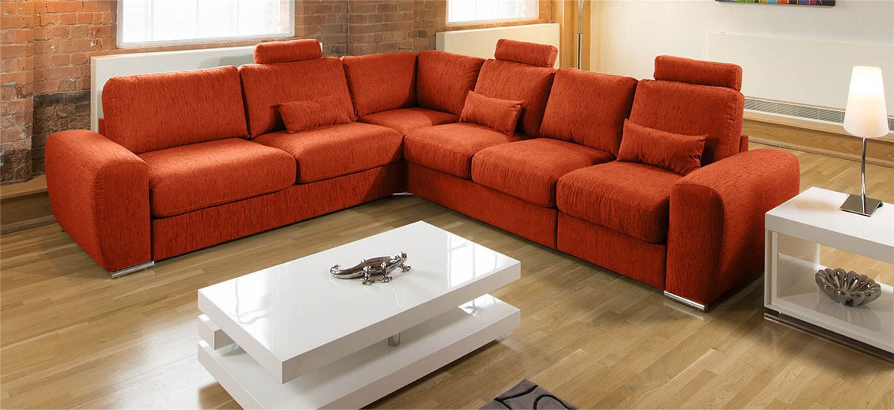 Massive Ultra Modern Premium L Shape Sofa Corner Group Grande 19RH