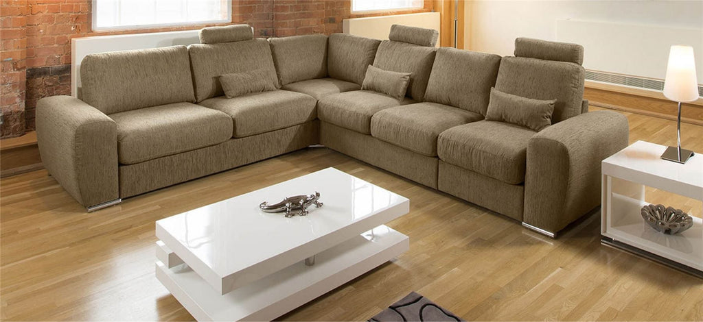 Massive Ultra Modern Premium L Shape Sofa Corner Group Grande 19RH