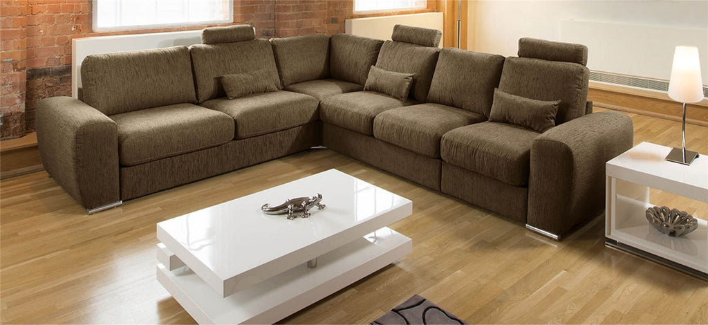 Massive Ultra Modern Premium L Shape Sofa Corner Group Grande 19RH