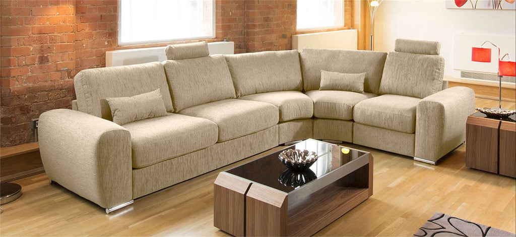 Massive Ultra Modern Quality L Shape Sofa Corner Group Grande 28LH
