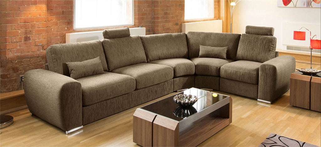 Massive Ultra Modern Quality L Shape Sofa Corner Group Grande 28LH