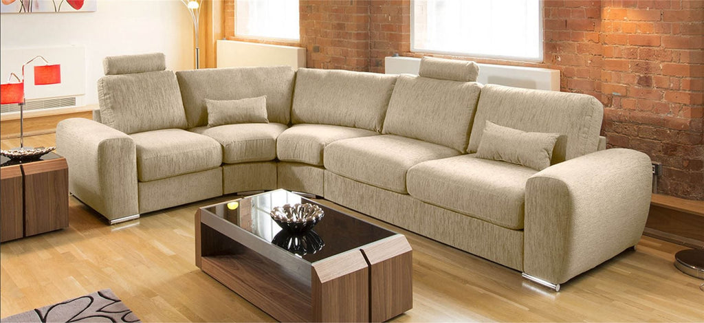 Massive Ultra Modern Quality L Shape Sofa Corner Group Grande 28RH