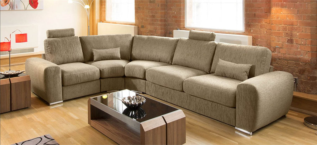 Massive Ultra Modern Quality L Shape Sofa Corner Group Grande 28RH