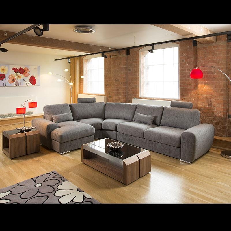 Massive Ultra Modern Quality L Shape Sofa Corner Group Grande 29RH