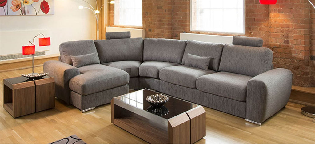 Massive Ultra Modern Quality L Shape Sofa Corner Group Grande 29RH
