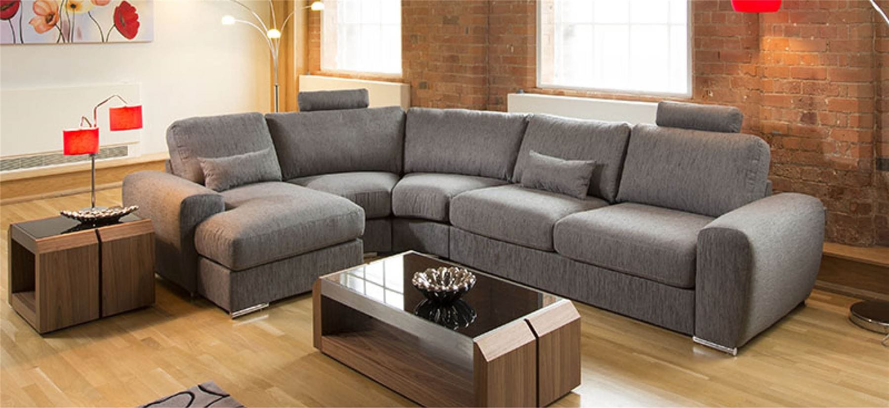 Massive Ultra Modern Quality L Shape Sofa Corner Group Grande 29RH