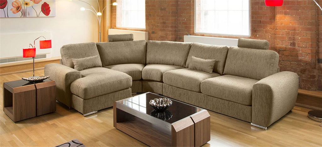 Massive Ultra Modern Quality L Shape Sofa Corner Group Grande 29RH