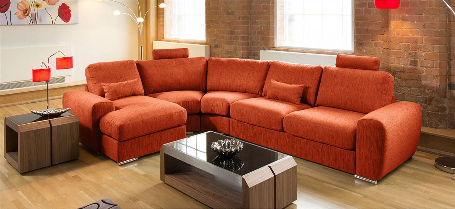 Massive Ultra Modern Quality L Shape Sofa Corner Group Grande 29RH