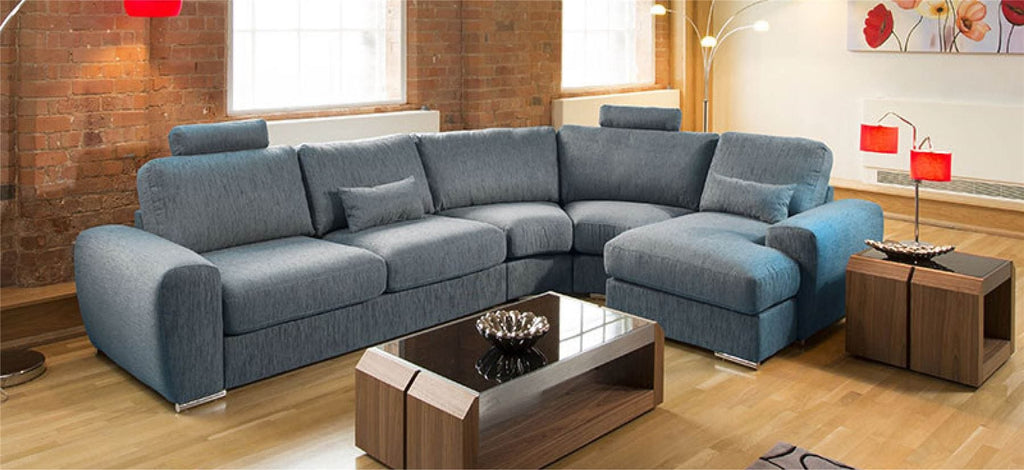 Massive Ultra Modern Quality L Shaped Sofa Corner Group Grande 29RH