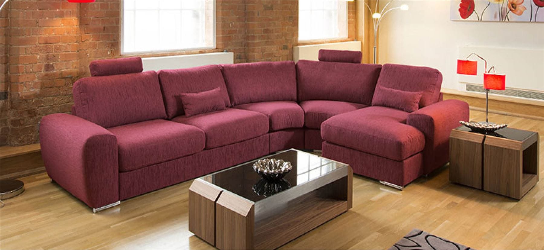 Massive Ultra Modern Quality L Shaped Sofa Corner Group Grande 29RH