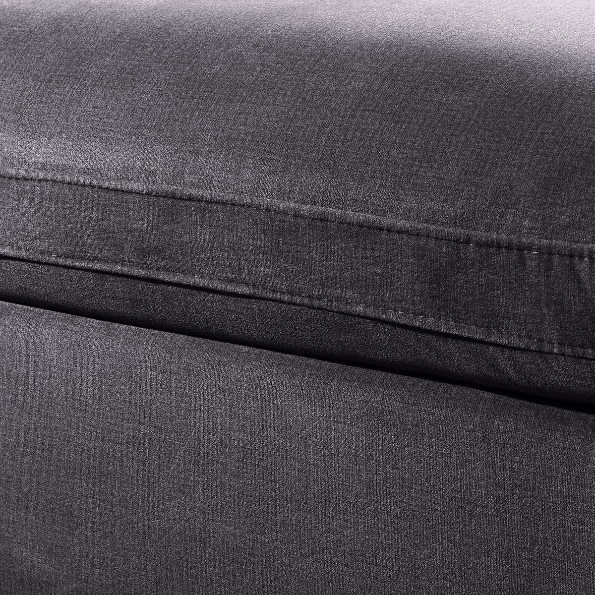 Mikey 8 Seater U-Shape Sofa Dark Grey 380x285cm 11