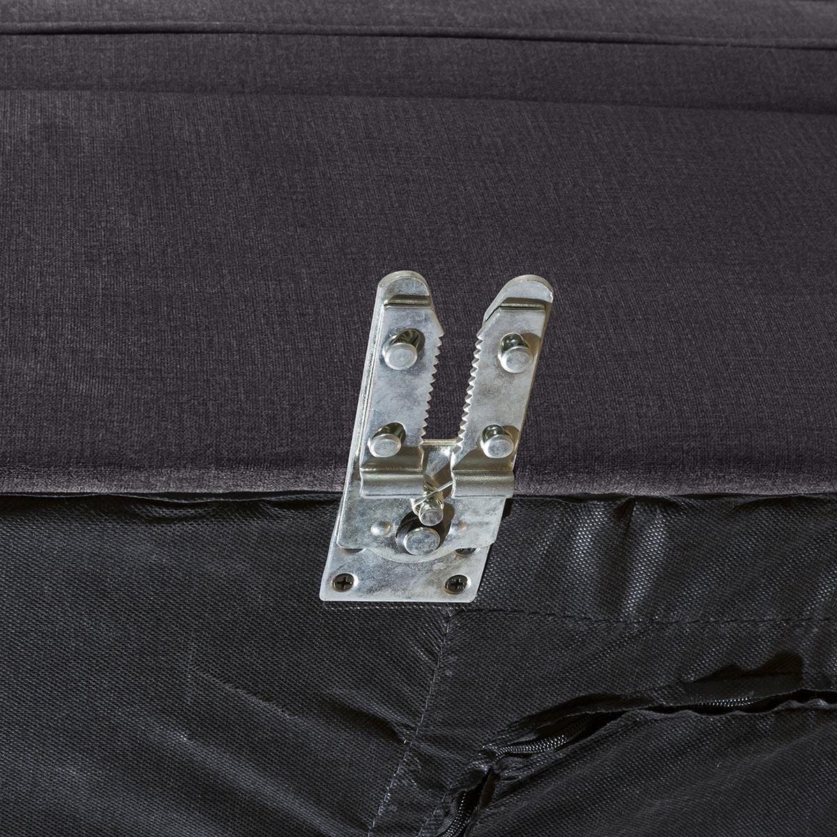 Mikey 8 Seater U-Shape Sofa Dark Grey 380x285cm 11