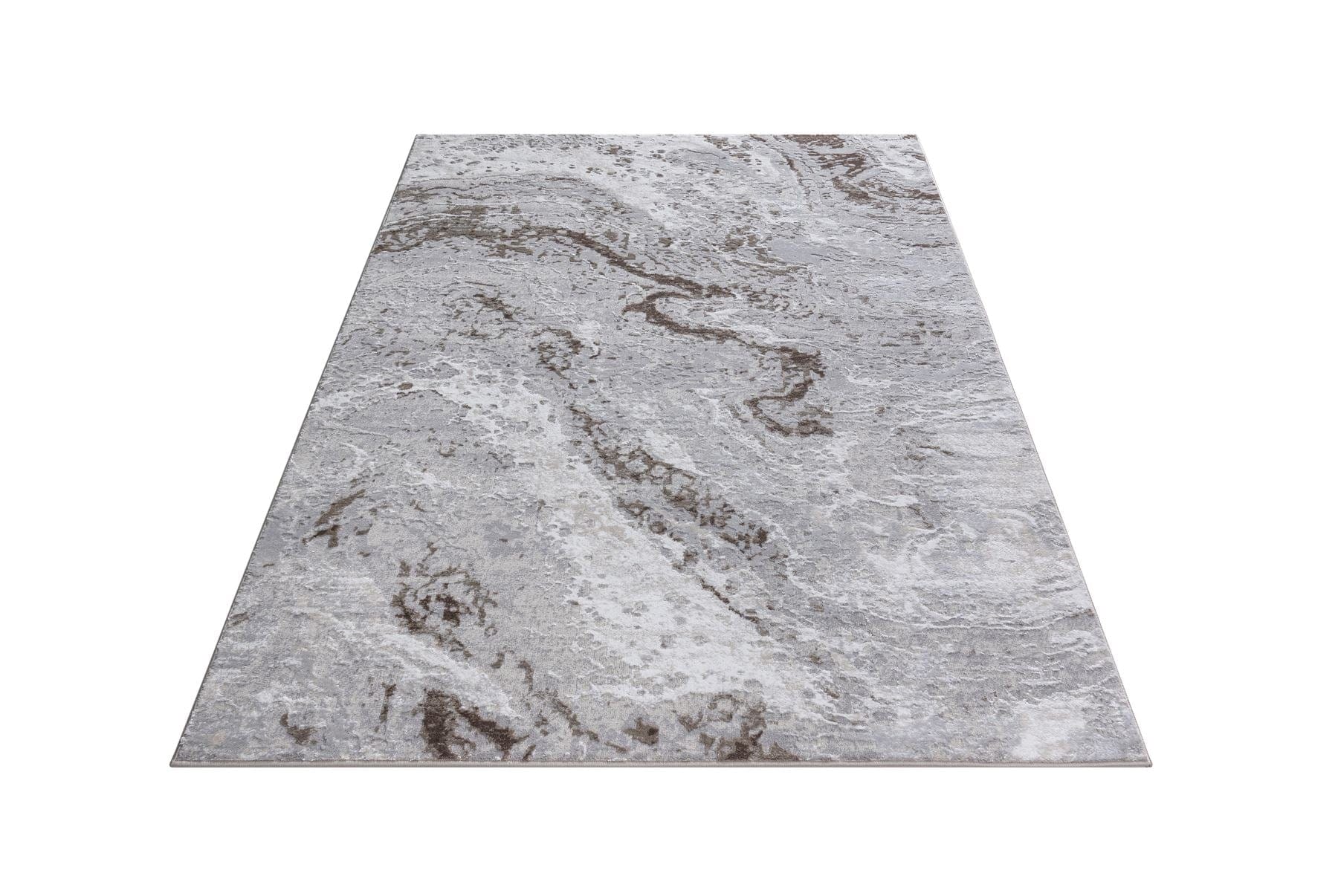 Miro Medium Rug Bronze / Cream / White / Silver 160 X 230cm