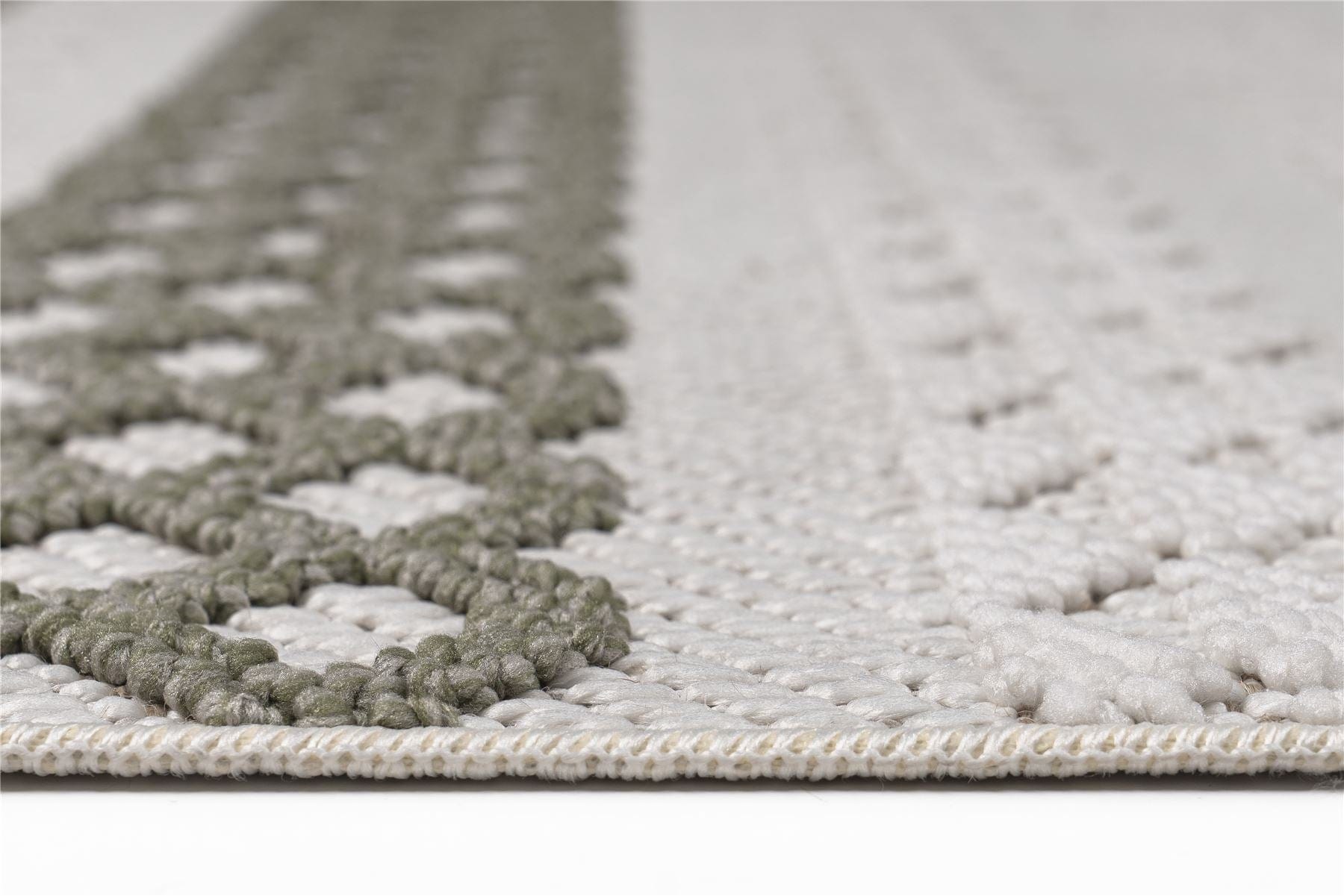 Miya Medium Rug Green / Grey / White 160 X 230cm