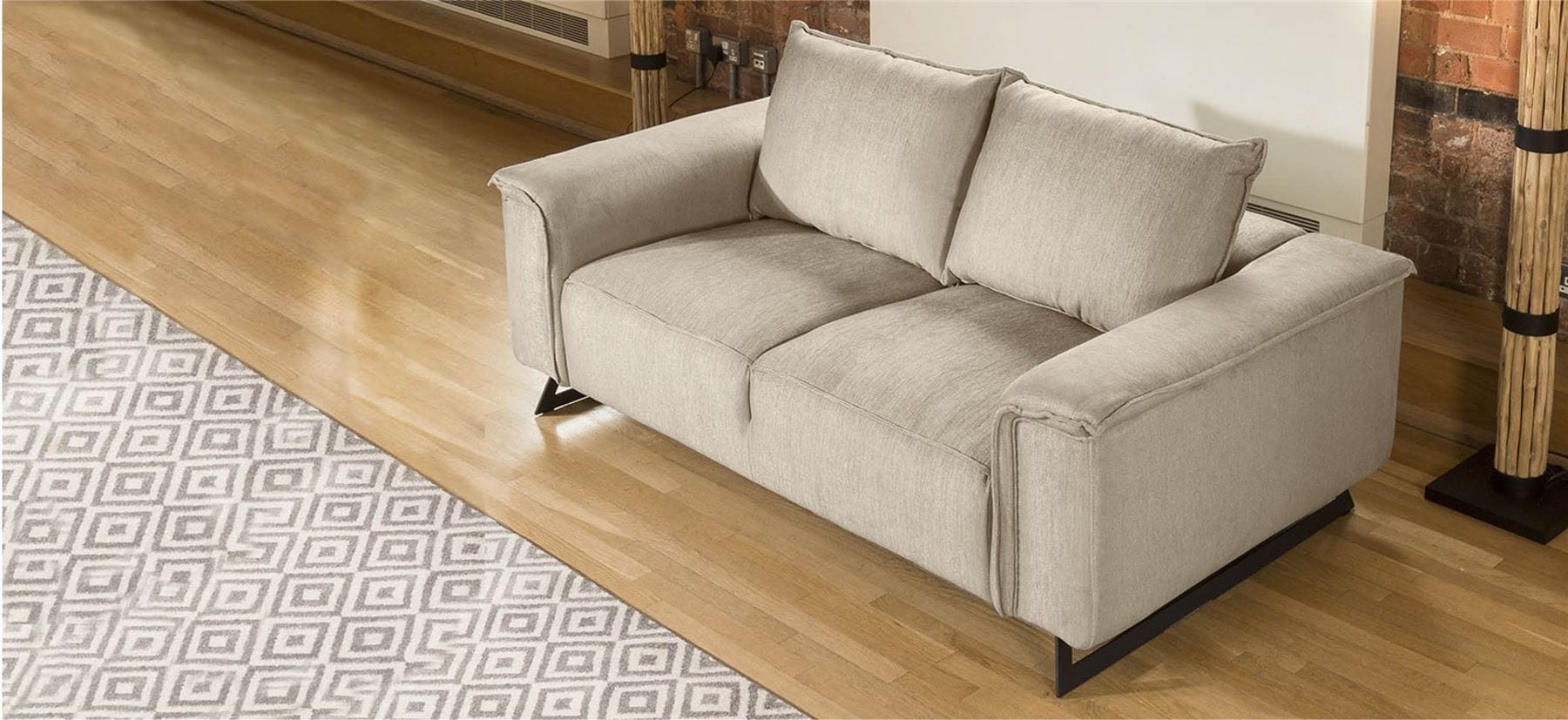 Quatropi Effie Premium Sofa Soft Sit Made to order Many Fabrics 2.0mt