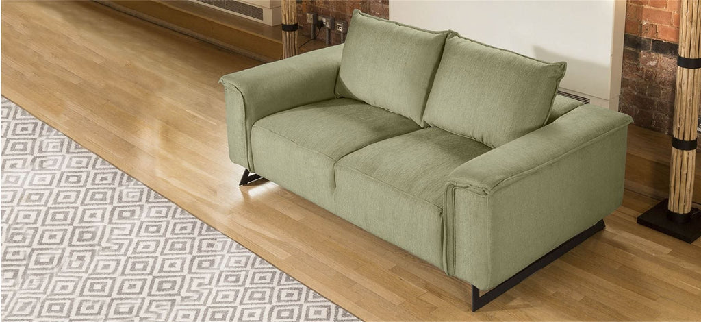 Quatropi Effie Premium Large 2 Seater Sofa Soft Sit Many Fabrics 2.2mt