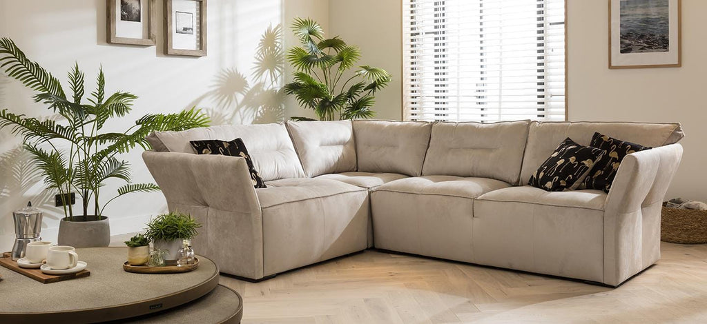 Quatropi 3 Seater Modular Corner Sofa - Left Hand L-Shape, Salsa 271x260cm