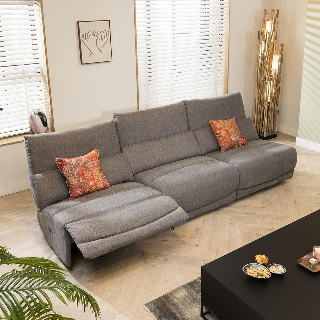 Jacob 4 Seater Modular Recliner Sofa - Grey S32R