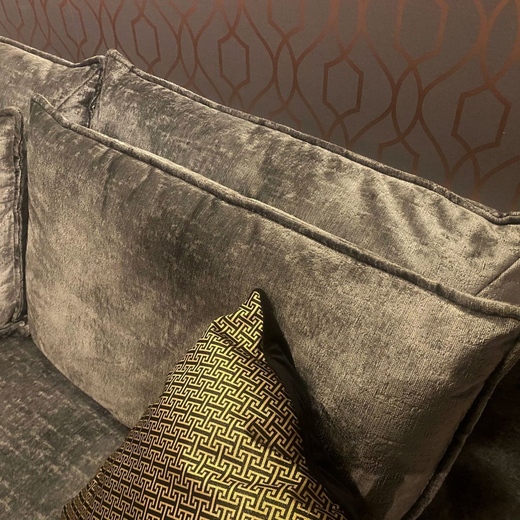 ExDisplay Ellie Extra Large U Shape Modular Cinema Sofa Grey 3.8x1.8x2.6m