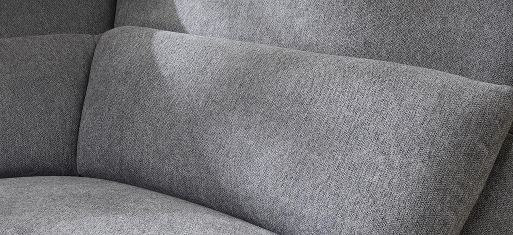 Jacob 7 Seater Recliner Corner Sofa - Grey L4R